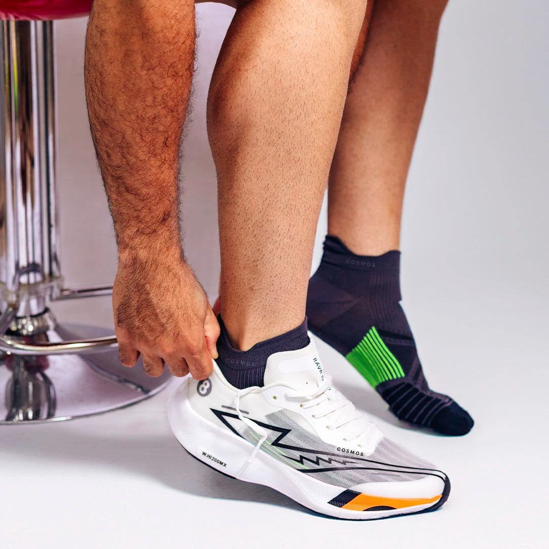 Kit 4 Pares de Meias Cosmos Performance - Anti atrito e Anti suor